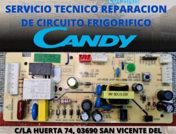 Reparar circuito Candy W1922a ht-pcb-247-a11195b En Sator