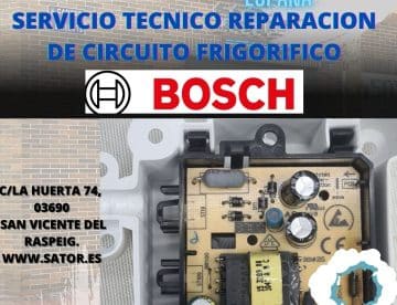 Reparacion de circuito bosch en Sator Electronica