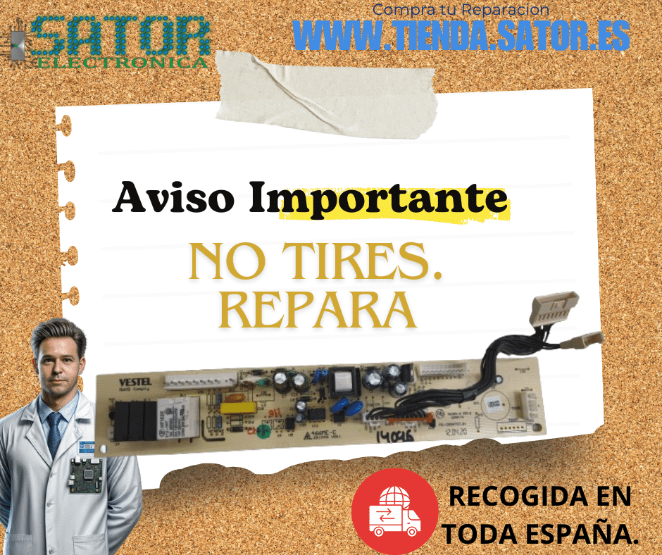 NO TIRES. REPARA circuito New pol Sigma 466x placa Vestel Ps-0559701