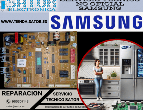 Servicio de reparación de circuito electrónico Samsung DA41-00778A en Sator Electrónica