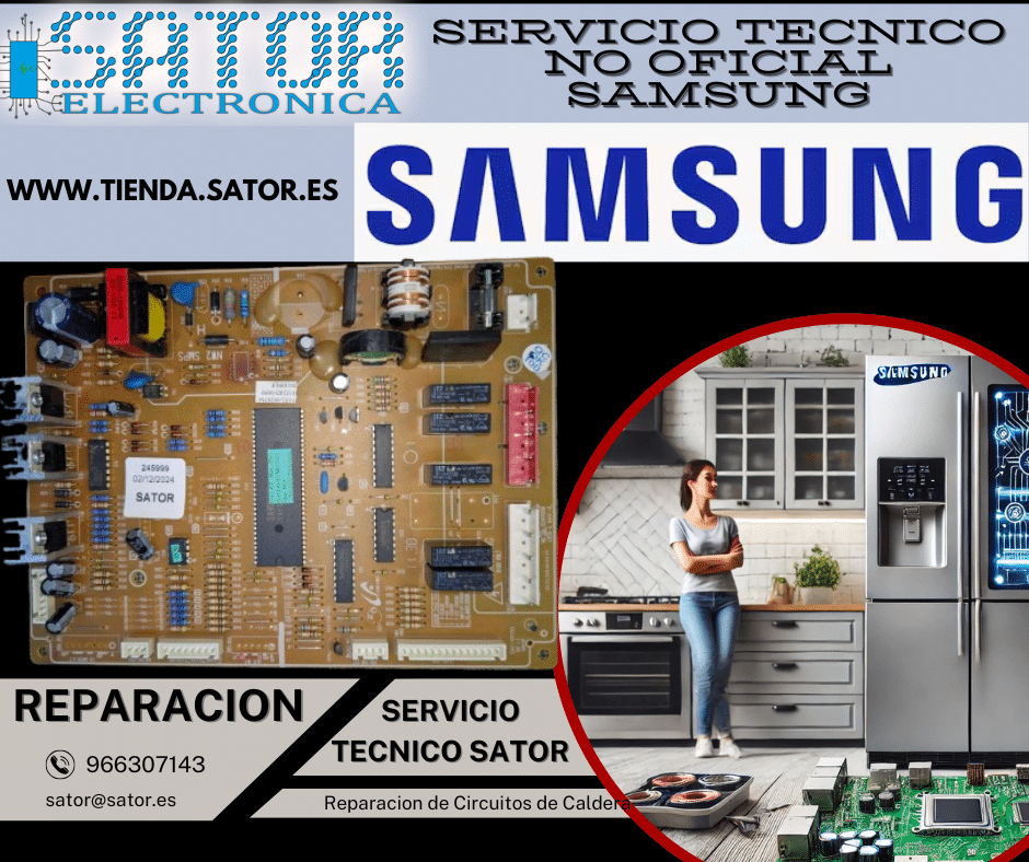 Servicio de reparación de circuito electrónico Samsung DA41-00778A en Sator Electrónica
