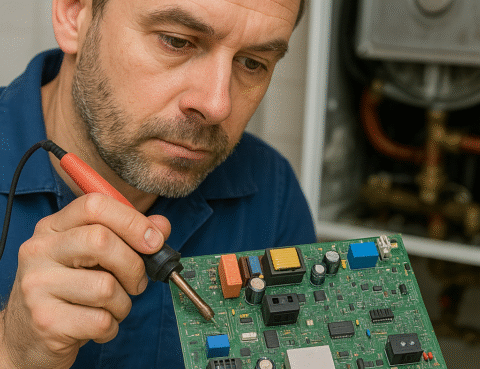 Reparación de Placa Electrónica de Caldera Saunier Duval 0020019951