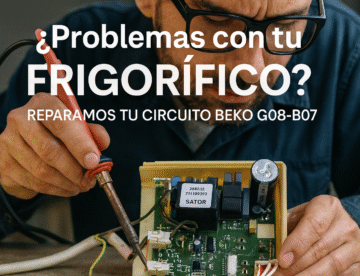 reparación circuito BEKO G08-B07