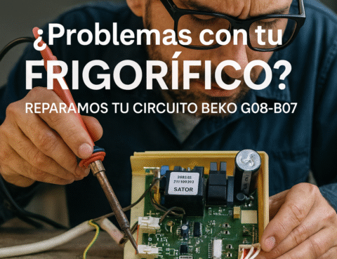 reparación circuito BEKO G08-B07